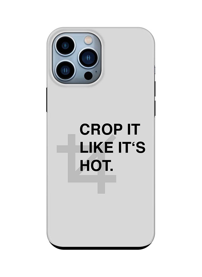 Stylizedd - Tough Pro Case for iPhone 15 Pro Max Dual Layer Hybrid PC TPU Customized Mobile Cover Matte Finish Phone Case - Crop It - Image 1