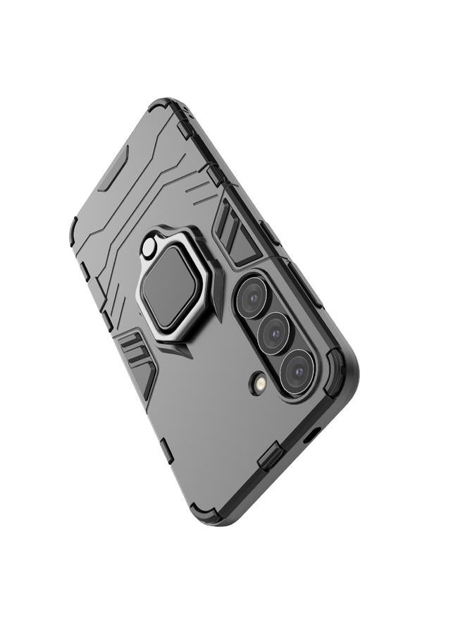 اس-توب جراب لهاتف Samsung Galaxy S24 5G PC + جراب هاتف واقٍ مقاوم للصدمات من مادة TPU مع حامل حلقي مغناطيسي - Image 5