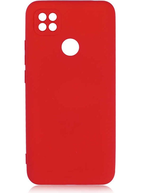 Nevarium Xiaomi Redmi 9c Case Launch Inside Velvet Silicone - Pink Dark 