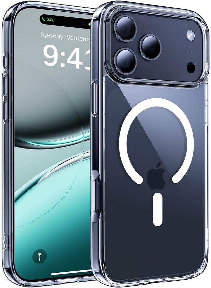 Case Magnetic Case for iPhone 17 Pro Max Anti-Slip Military Grade Drop Protection Camera Protection Skin-Friendly Slim Matte Shockproof Ultra Clear Protective Case - Image 1