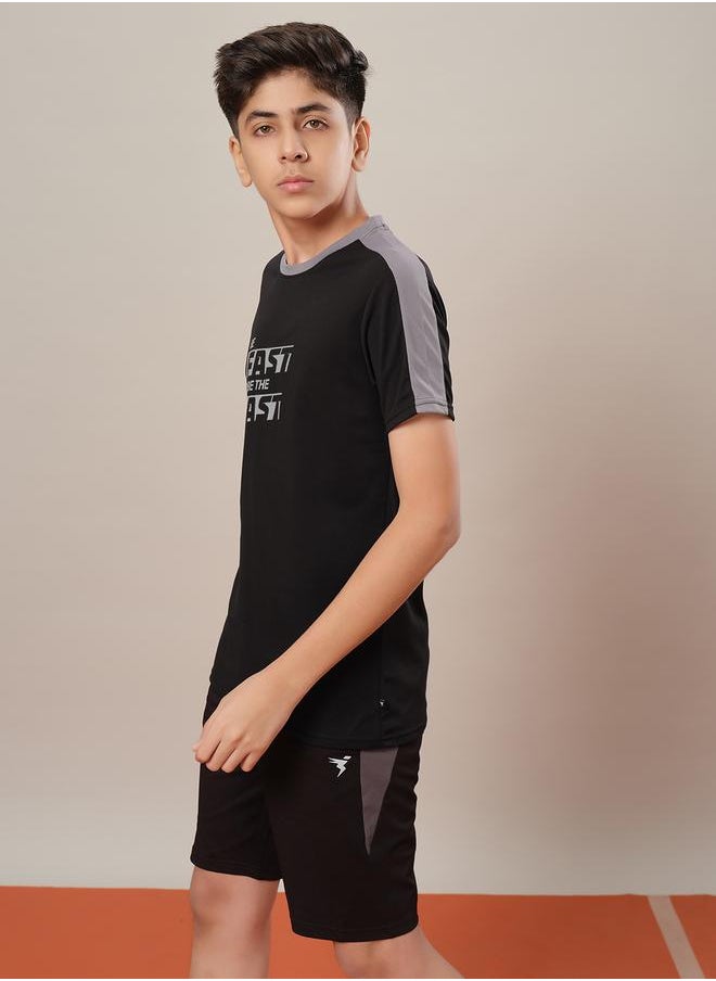 Technosport Technosport Color Block Short Sleeve Regular Fit T-Shirt  - Image 2