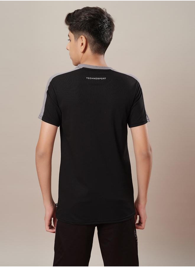 Technosport Technosport Color Block Short Sleeve Regular Fit T-Shirt  - Image 4