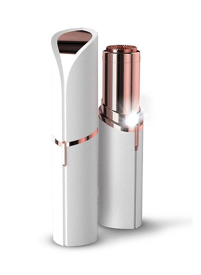 iQeouc - Rechargeable Hair Removal Device Epilator Facial Hair Removal for Women Painless Women Face Razor White - Image 1