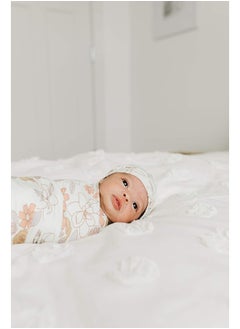 Copper Pearl Copper Pearl Baby Beanie Hat Top Knot - Solids2  - Image 4