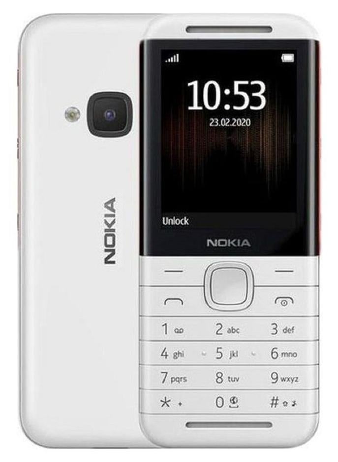 نوكيا 5310 أبيض أحمر موبايل 4G - Image 1
