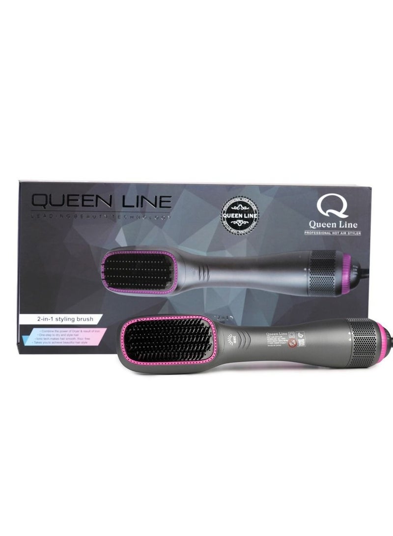 Queen Line Pink ceramic hair dryer and styler 43 cm - Image 2