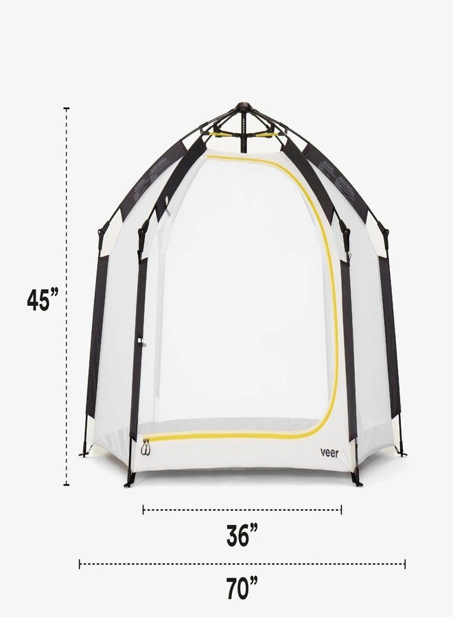 Veer Basecamp XL | JPMA Certified Portable Pop Up Play Yard/Play Pen for Babies, Toddlers and Kids | Indoor and Outdoor Use | Shade Canopy | Keeps Bugs Out | Playard Safety Certified - Image 4