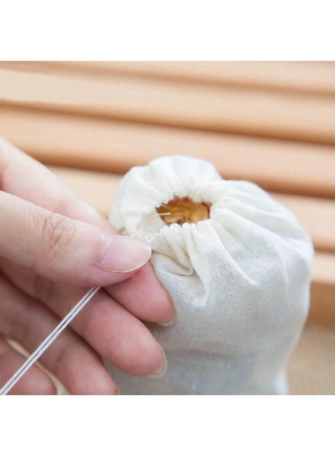TamBee TamBee Reusable Tea Bags Coffee Filter Bags Empty Tea Bags for Loose Leaf Tea Cold Brew Bags Tea Sachets 4 x 6 Inch 200 Pcs  - Image 5