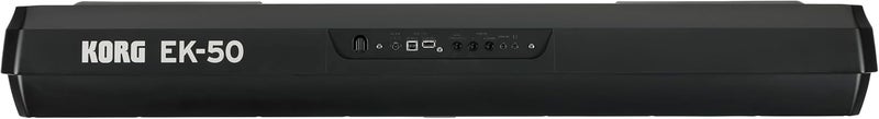 كورج لوحة مفاتيح رقمية Korg EK-50 مزودة بـ 61 مفتاحًا حساسًا للمس - أسود - Image 3