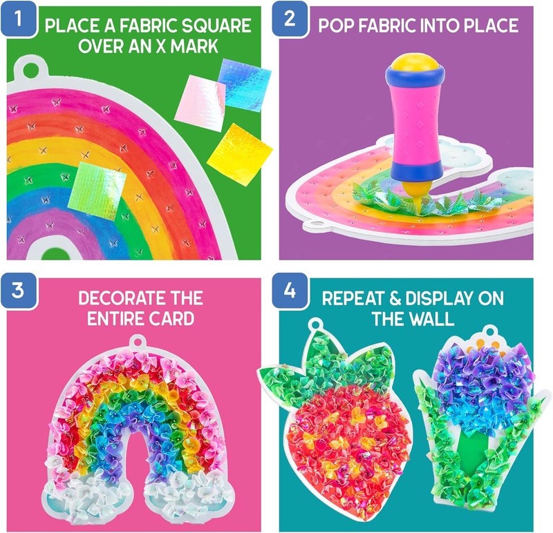 إديوكيشنال إنسايتس مجموعة حرف التفتينج التعليمية من إنسايتس التعليمية - فنون وحرف للأطفال، مستلزمات فنية للصغار، تلوين خالٍ من الفوضى، نشاط حسي DIY للصغار، هدية للفتيات والفتيان من عمر 5 سنوات فما فوق - Image 3
