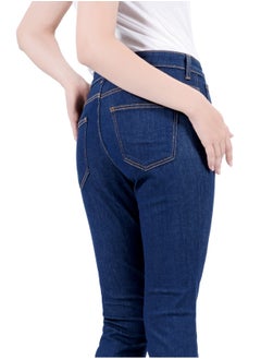 Web Denim Web Denim Women's Mid Rise Skinny Jeans -  Open Hem Stretchable Denim Pants  - Image 4