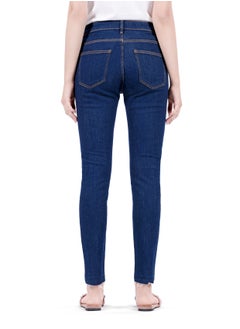 Web Denim Web Denim Women's Mid Rise Skinny Jeans -  Open Hem Stretchable Denim Pants  - Image 3