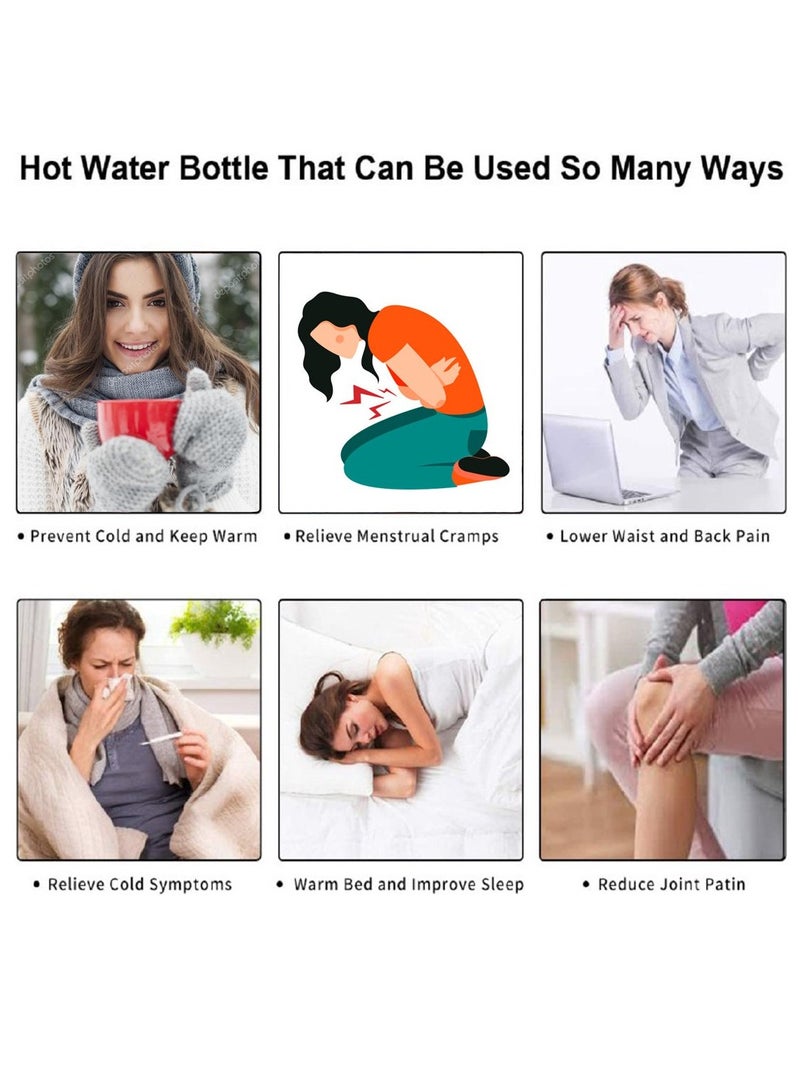 Generic Electric Hot Water Bag for Pain Relief Heating Pad Hot Water Pillow for Neck Back Muscle Ache and Massage - Image 3