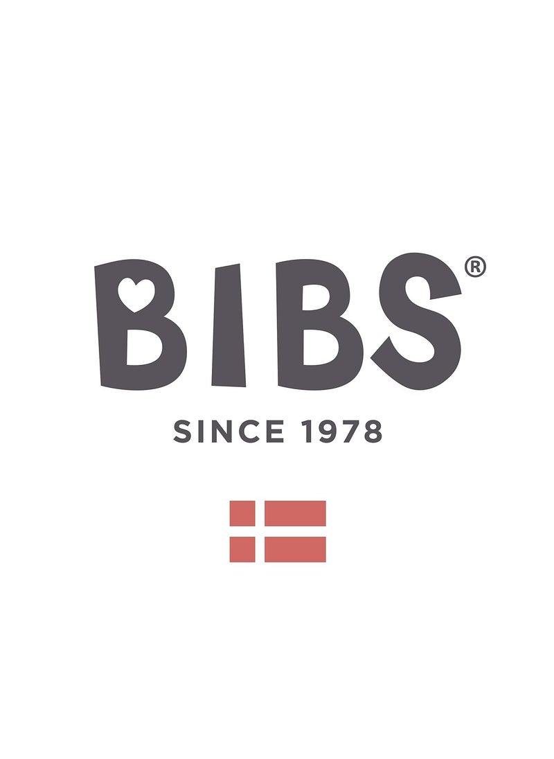 BIBS BIBS Pacifier Colour 1 PACK | Round Nipple Baby Pacifier | BPA Free Natural Rubber Latex Soother | Made in Denmark | Size 1 (0-6 months) Vanilla  - Image 4