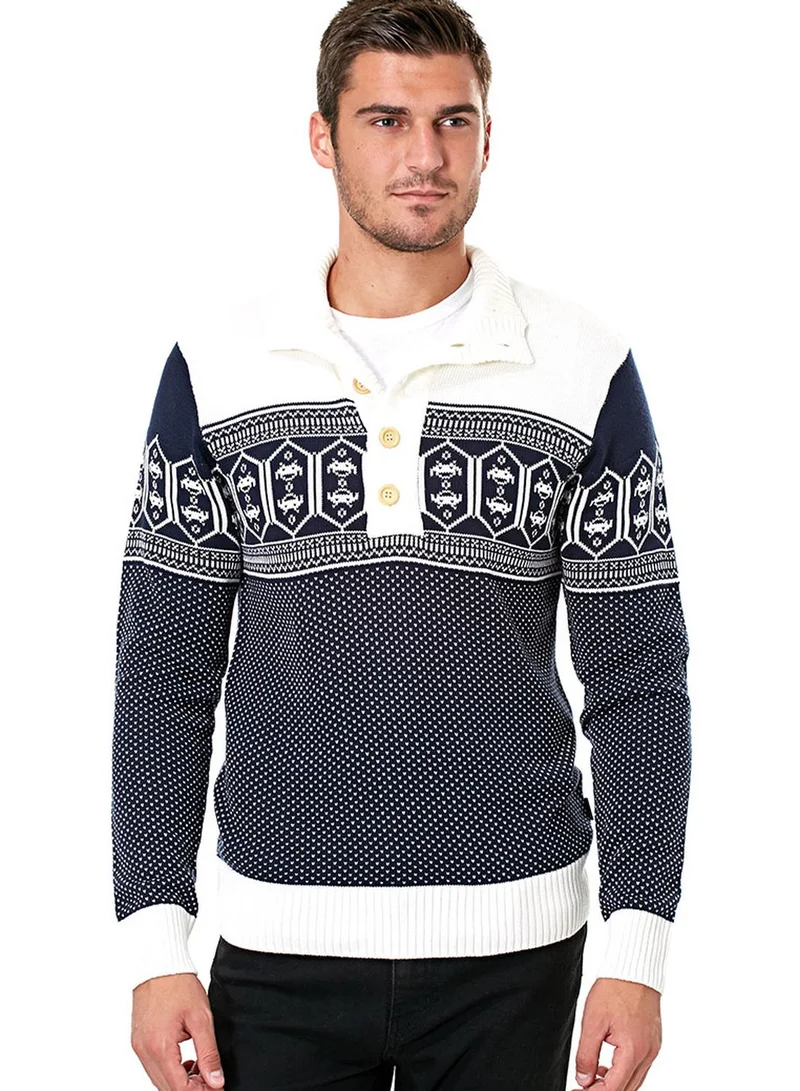 !Solid Dizzy Crew Neck Sweater