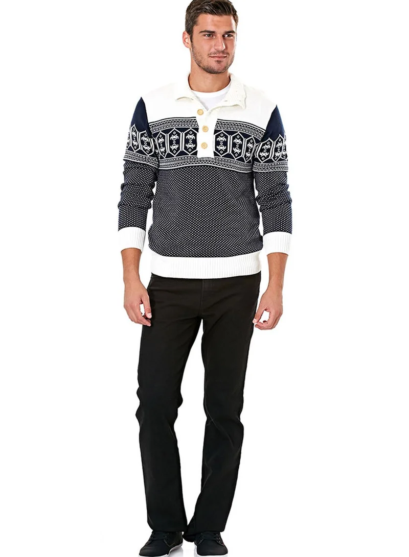 !Solid Dizzy Crew Neck Sweater