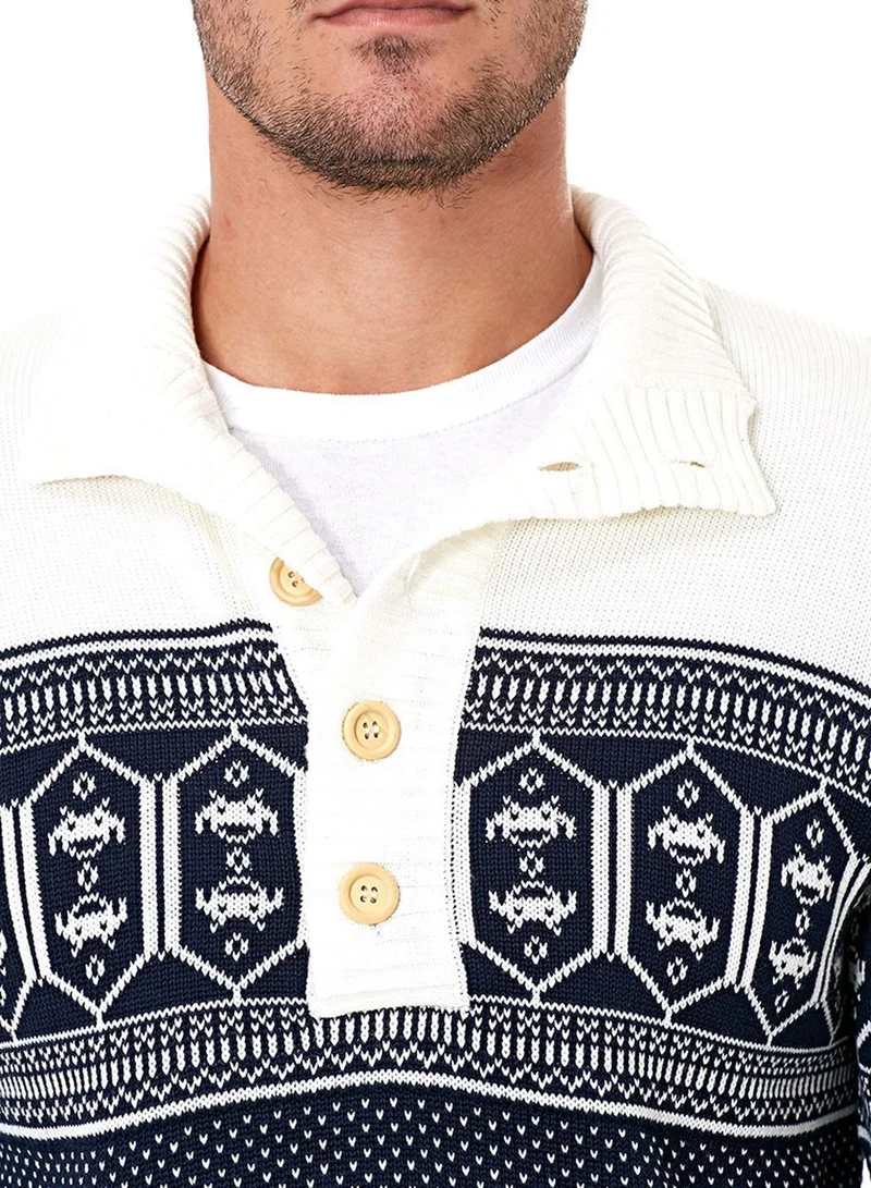 !Solid Dizzy Crew Neck Sweater