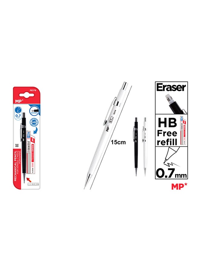 MP METALLIC MECHANICAL PENCIL + LEADS