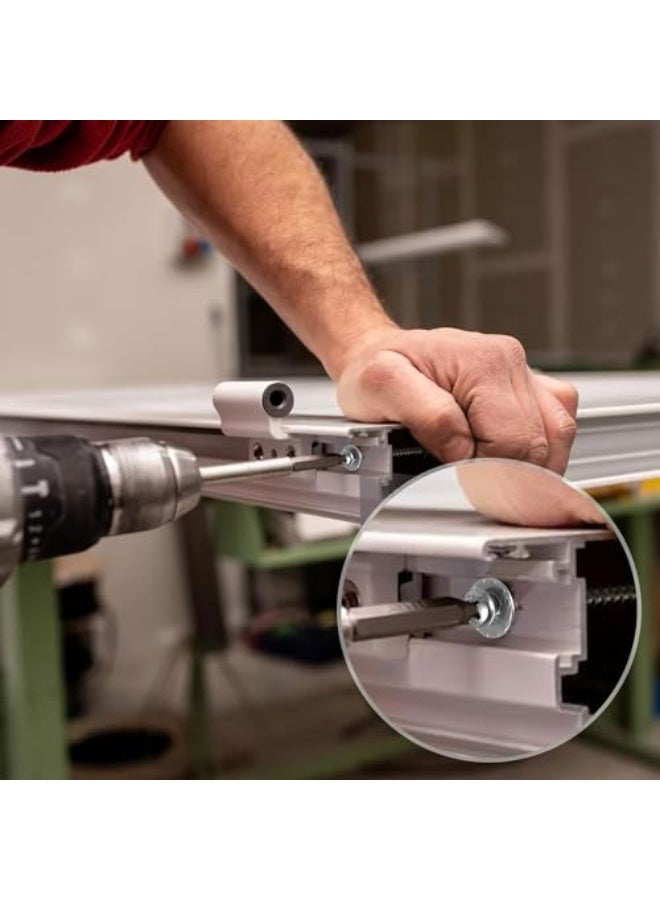 Expansion Screws Petal Nuts, 20 Pieces M4 Self Tapping Screws and Ribbed Anchors Assortment Screws Kit, Dowels with Screws Assembly for 0-5mm Mental Hollow Wall Iron Skin Hollow Plastic Sheet, 8X16MM - Image 5