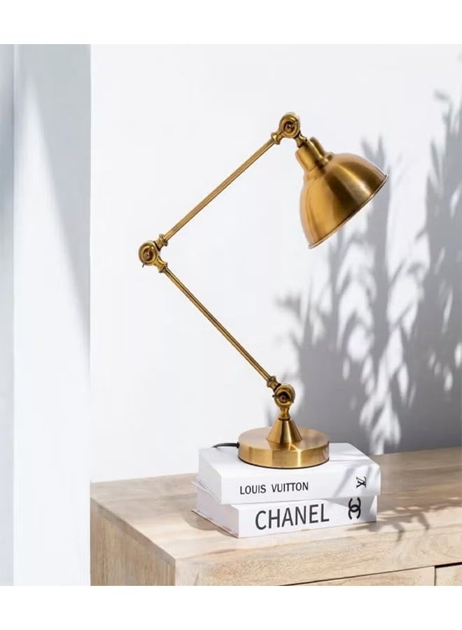 Adjustable Metal Desk Lamp with Swing Arm – Modern Industrial Table Light for Home & Office - Image 2