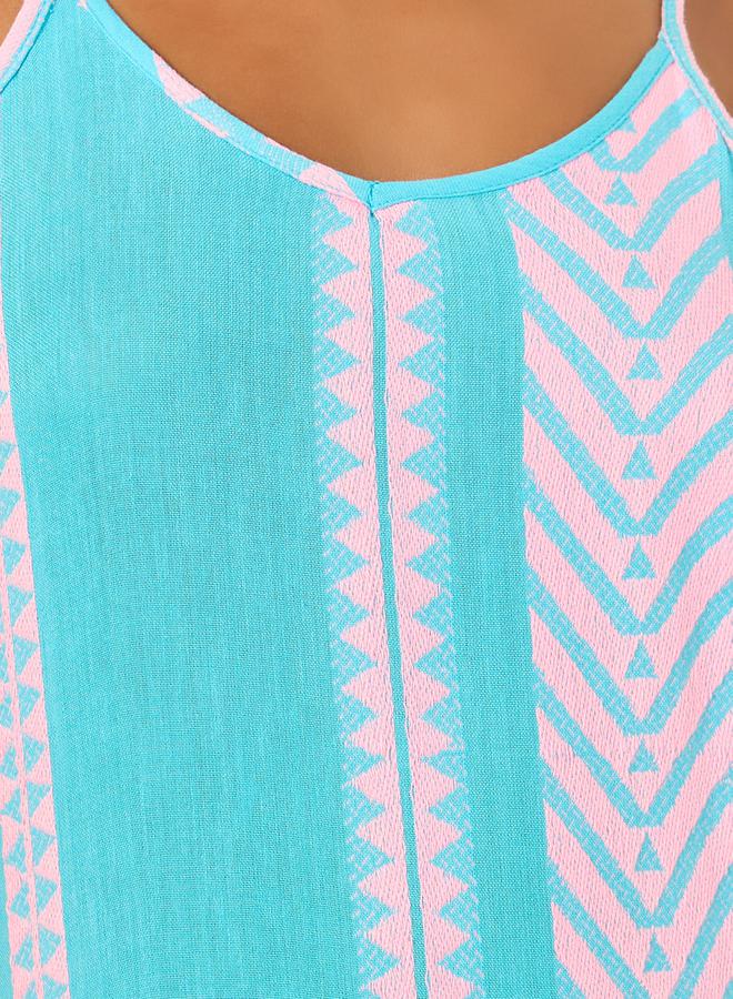 Styli Tiered Print Dress  - Image 4