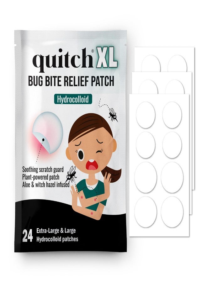 quitch XL Mosquito Bite Itch Relief Patch Kids, Insect Bite Patch, Summer Travel Essentials, Mosquito Anti Itch Cream Alternative, Summer Camp Essentials Itch Relief, Camping Essential - Image 1