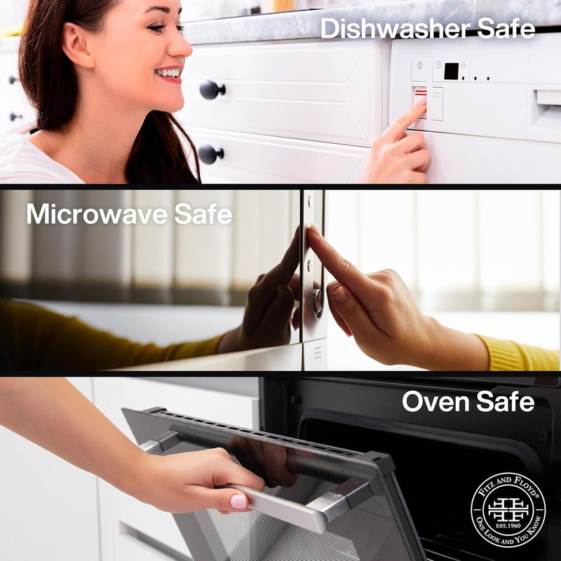 Everyday White وعاء تقديم الخضار نيفاه الأبيض من فيتس وفلويد 975 بوصة - Image 5