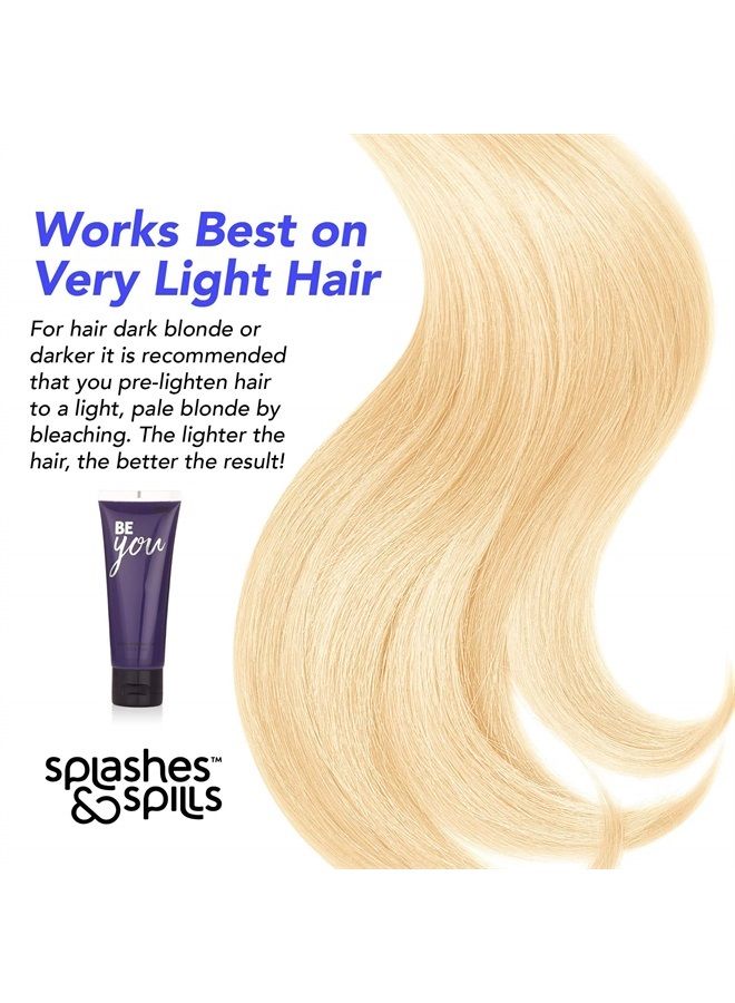 Splashes & Spills Semi-Permanent Violet Hair Dye - Vibrant 2.36 Oz. Tubes Temporary Hair Color - Ammonia and Peroxide Free -Vegan and 100% Cruelty-Free Toner - Lasts for 7-15 Shampoos - by Splashes and Spills - Image 5