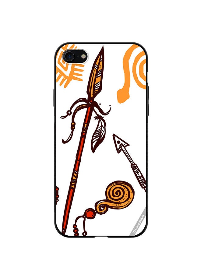 VR CREATIVE Protective Case Cover For Apple iPhone 7/8/SE 2020 African Spear Design Multicolour - Image 1