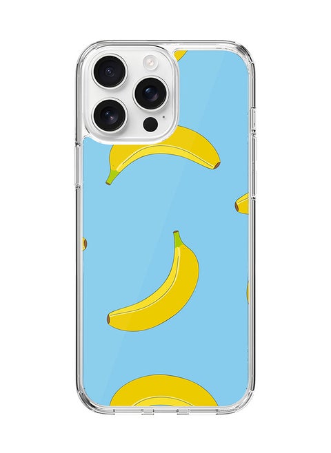 For iPhone 16 Pro Max Case [Compatible with MagSafe] Slim Magnetic cover Clear Phone Case - Rolling Bananas FP