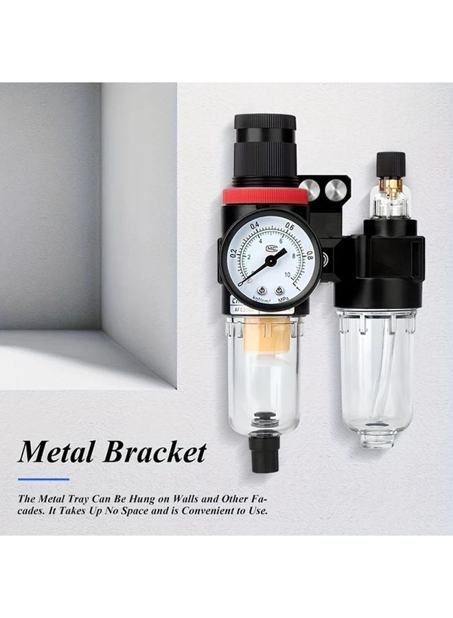 AFC 2000 Air Compressor Filter Regulator Kit With Gauge And Lubricator Cup - Image 5