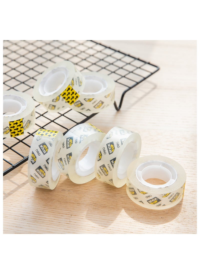 Deli شريط لاصق مكتبي 8 قطع بعرض 18 مم - Image 2