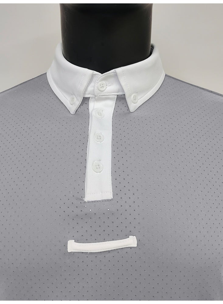 عام قمصان الفروسية طويلة الأكمام ركوب أعلى الرجال - Image 3