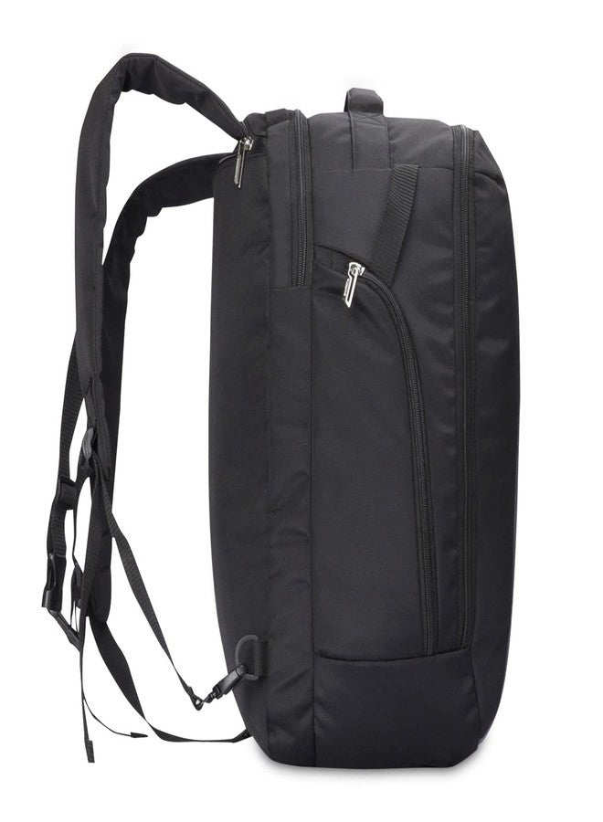 Protecta Proposed Merger Convertible Backpack Office Bag - with external laptop compartment and space for clothes and accessories for work or leisure trips - Black & Grey - Image 3