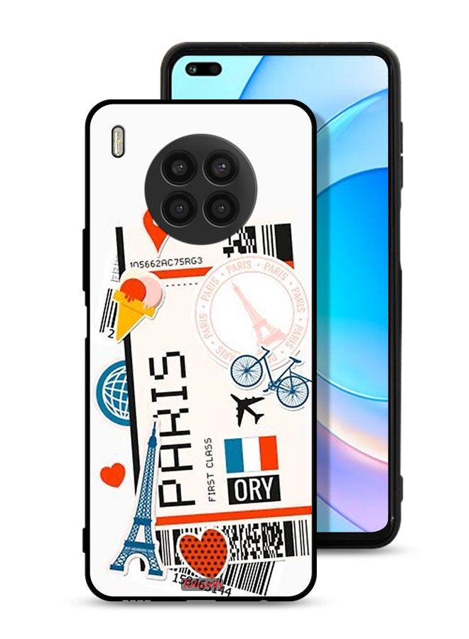 Tolwak Honor 50 Lite Protective Case Cover Paris Sticker - Image 1