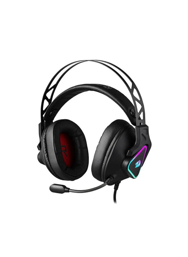 REDRAGON CADMUS 7.1 USB Wired RGB Gaming Headset H370 -Black  - Image 1