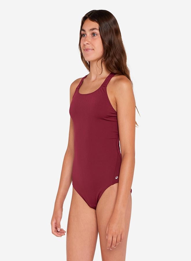 DECATHLON Girls’ swimming 1-piece swimsuit - 100 Vera - Image 2