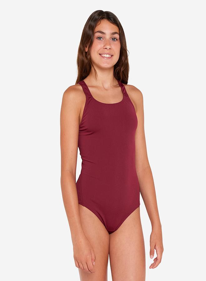 DECATHLON Girls’ swimming 1-piece swimsuit - 100 Vera - Image 1