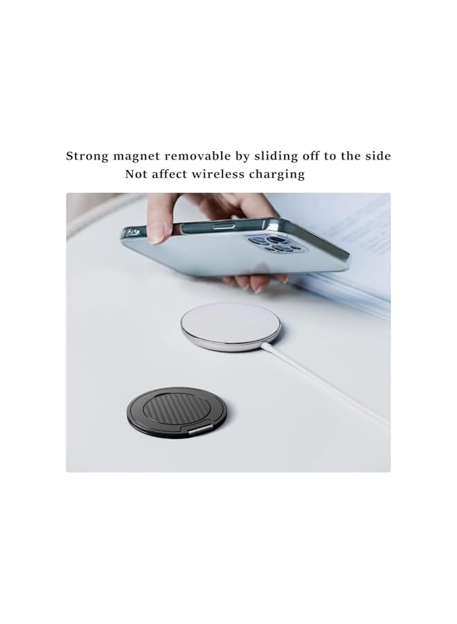 Green Tiger Magnetic Phone Grip for Mag-Safe, Ultra-Thin Ring Holder Compatible with for iPhone 17 Pro Max 16 15 14 13 12 Series, Secure Finger Strap Stand, Black Color - Image 5