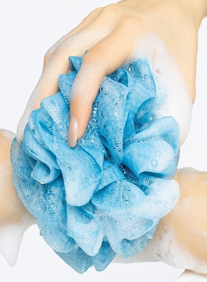 VATTU Exfoliating Back Scrubber for Shower, Bath Scrub Loofah Sponge, Gloves Mitt for Body Exfoliation, 3 Pcs Bathroom Accessories Back Brush Washer Exfoliator for Men and Women( - Image 3