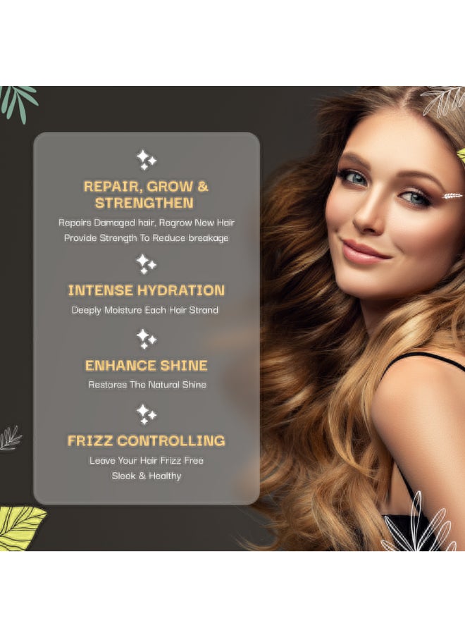 Couture Hair Pro - Moroccan Argan Oil Sulfate Free, Anti Hair Loss And Scalp Repairing Hair Shampoo - 500 ML - Image 1