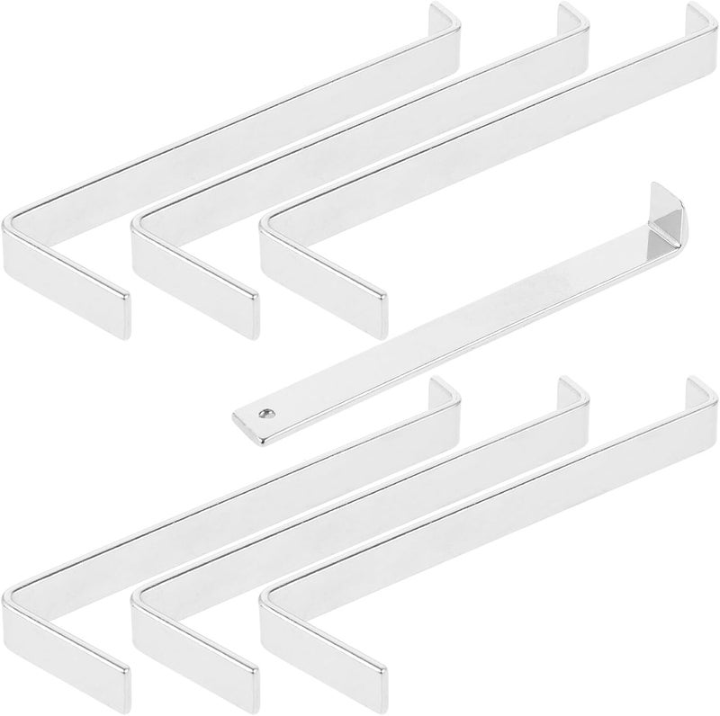 Heavy Duty Stainless Steel No Drilling Vinyl Siding Hooks Wall Board Frame Hooks with Pry Bar for Outdoor Home Storage 6pcs - Image 1