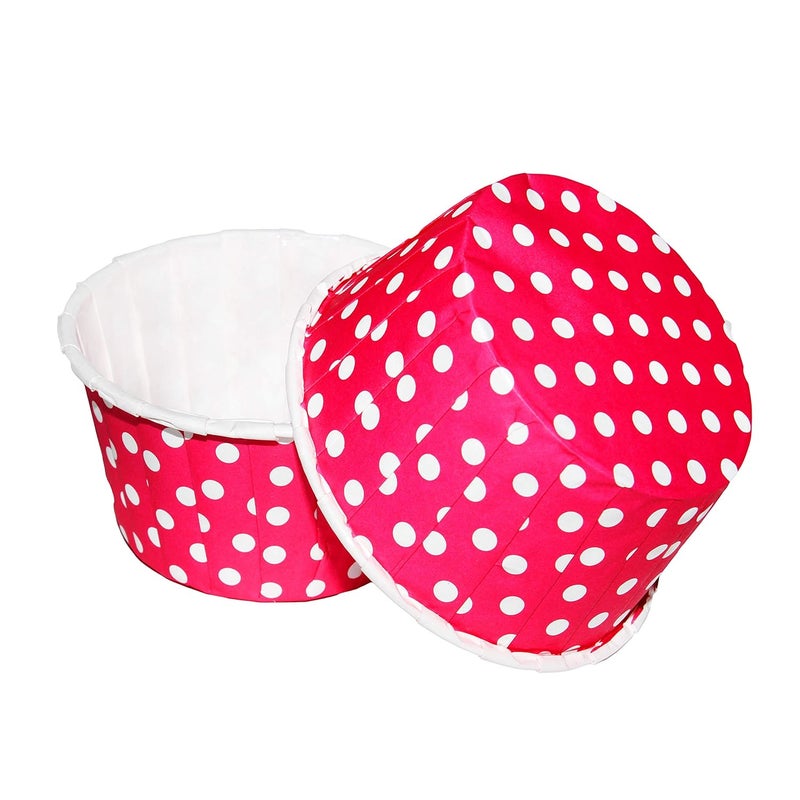JADES Paper Baking Cups Set of 50 PCS Red Polka - Image 1