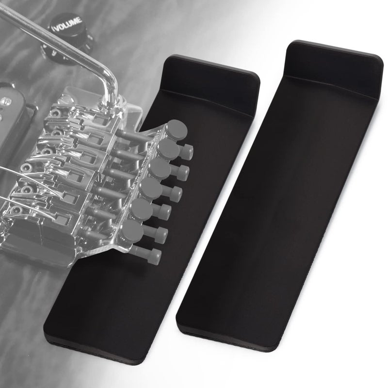 IMPRESA Guitar Floating Tremolo Bridge Shim - Fast String Changes & Floating Tremolo Block - Bridge Block & Support Tool - Intonation Tool for Electric Guitar - Pack of 2 - Image 1