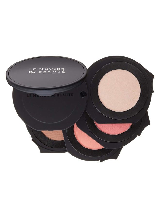 Le Metier De Beaute MĒTIER Blush Kaleidoscope, 4 Color Collection – Velvety Texture, High Pigment Payoff & Blendable Formula – Buildable, Long-Lasting Color for a Soft, Radiant Finish (Cheeky Chic) - Image 1
