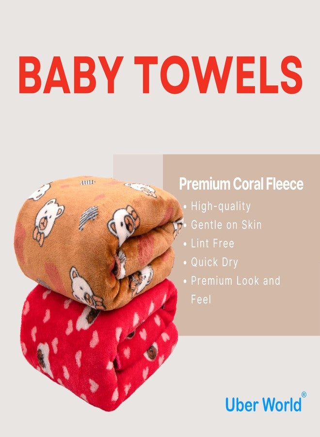 Uber World Baby Towels for Newborns | Baby Wrapper for New Born | Baby Towels for 0 to 2 Years | Baby Wrapper for New Born | Baby Bath Towels (2) - Image 3