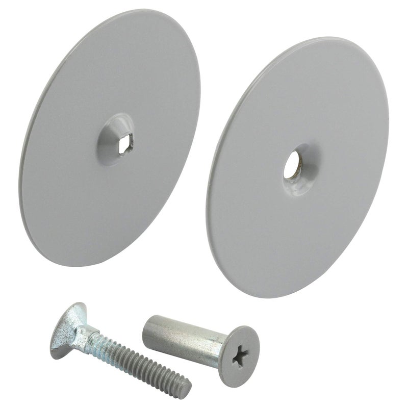 Prime-Line U 9515 Steel Door Hole Cover Plate, Gray (Single Pack) - Image 5