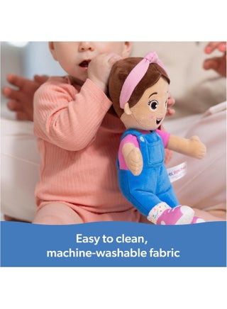 Speak & Sing Doll, 32cm Plush Toy with 4 Songs & 9+ Phrases, Interactive Toy Speaking Plush Toy Gifts for Toddlers Ages 6 Months to 3+ - view 5