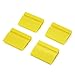 CARTINTS 2Inch Water Glass Wiper Water Blade Rubber Mini Squeegee Window Squeegee Side Mirror Squeegee for Household Car Glass Cleaning 4Pack - Image 4