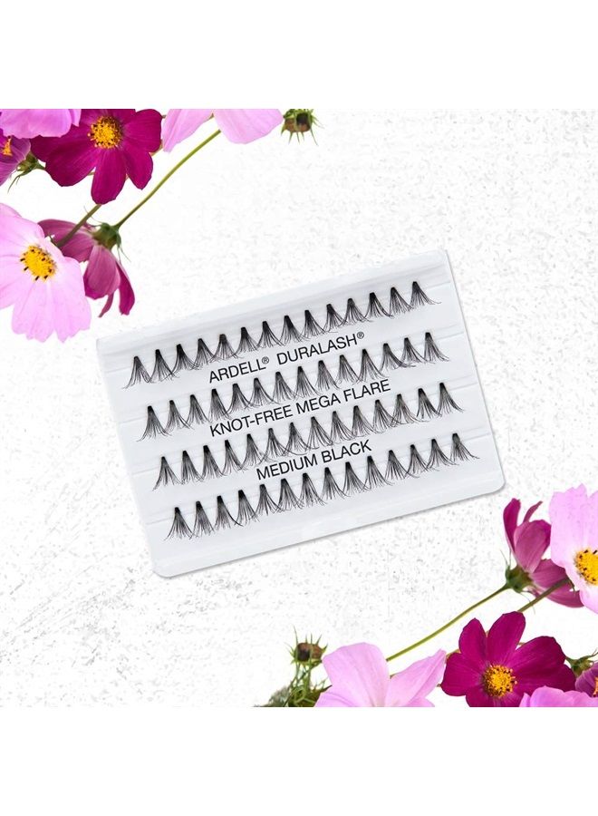 ARDELL False Eyelashes Mega Individuals Knot-Free Medium Black 4 Pack - Image 3